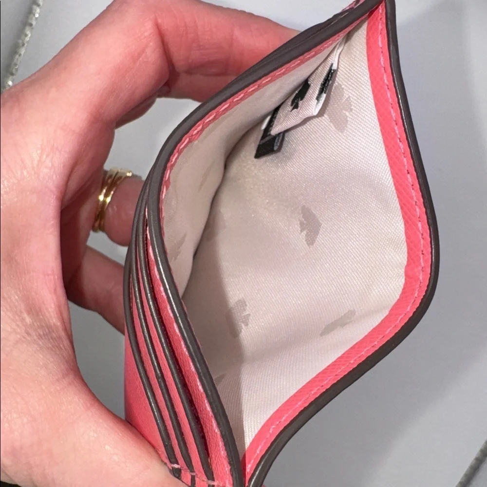 KATE SPADE Madison Pink Slim ID Card Holder